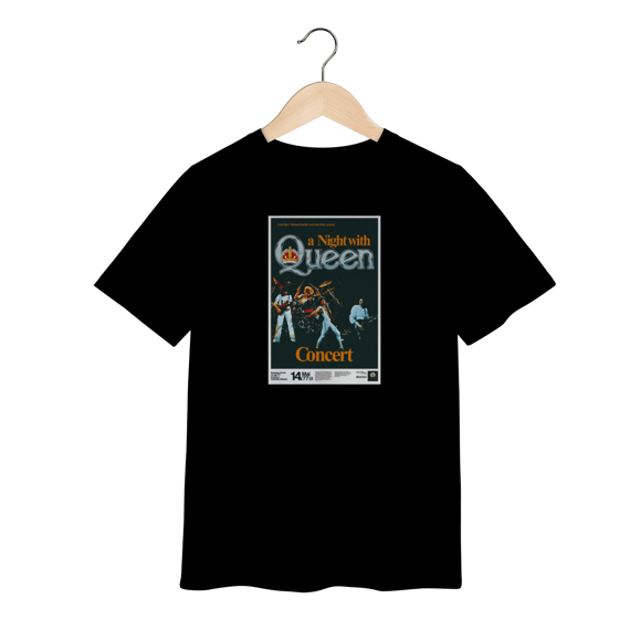 Camiseta Queen Infantil - 2 a 8