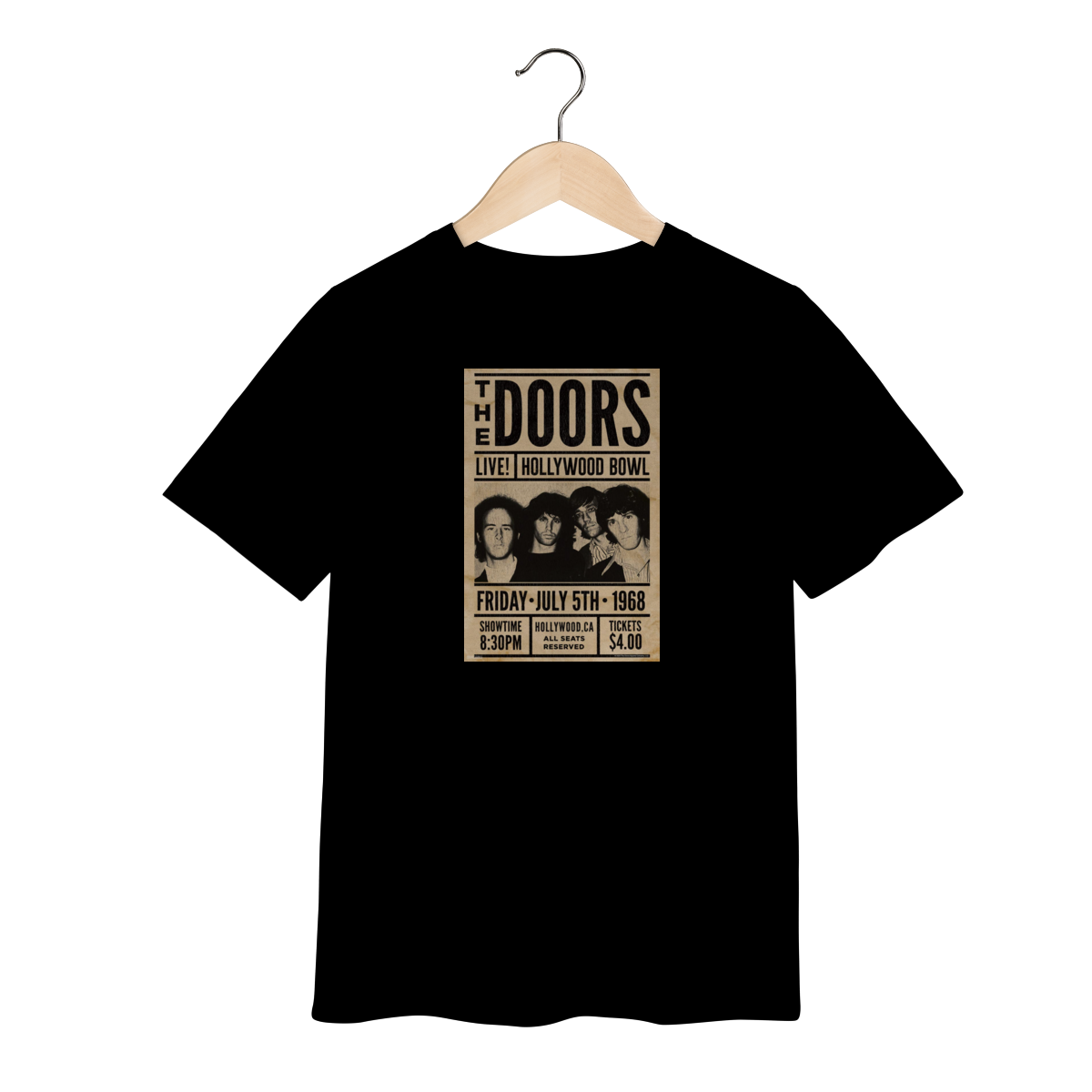 Nome do produto: Camiseta The Doors Infantil - 2 a 8