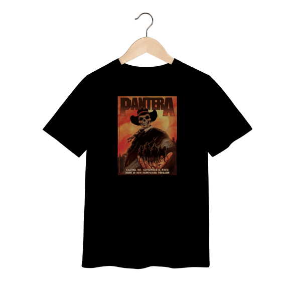 Camiseta Pantera Infantil - 2 a 8