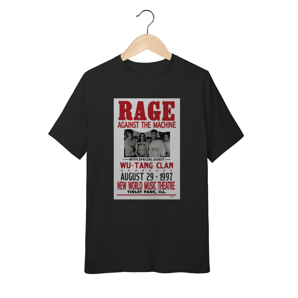 Nome do produto: Camiseta Rage Against the Machine Infantil - 10 a 14