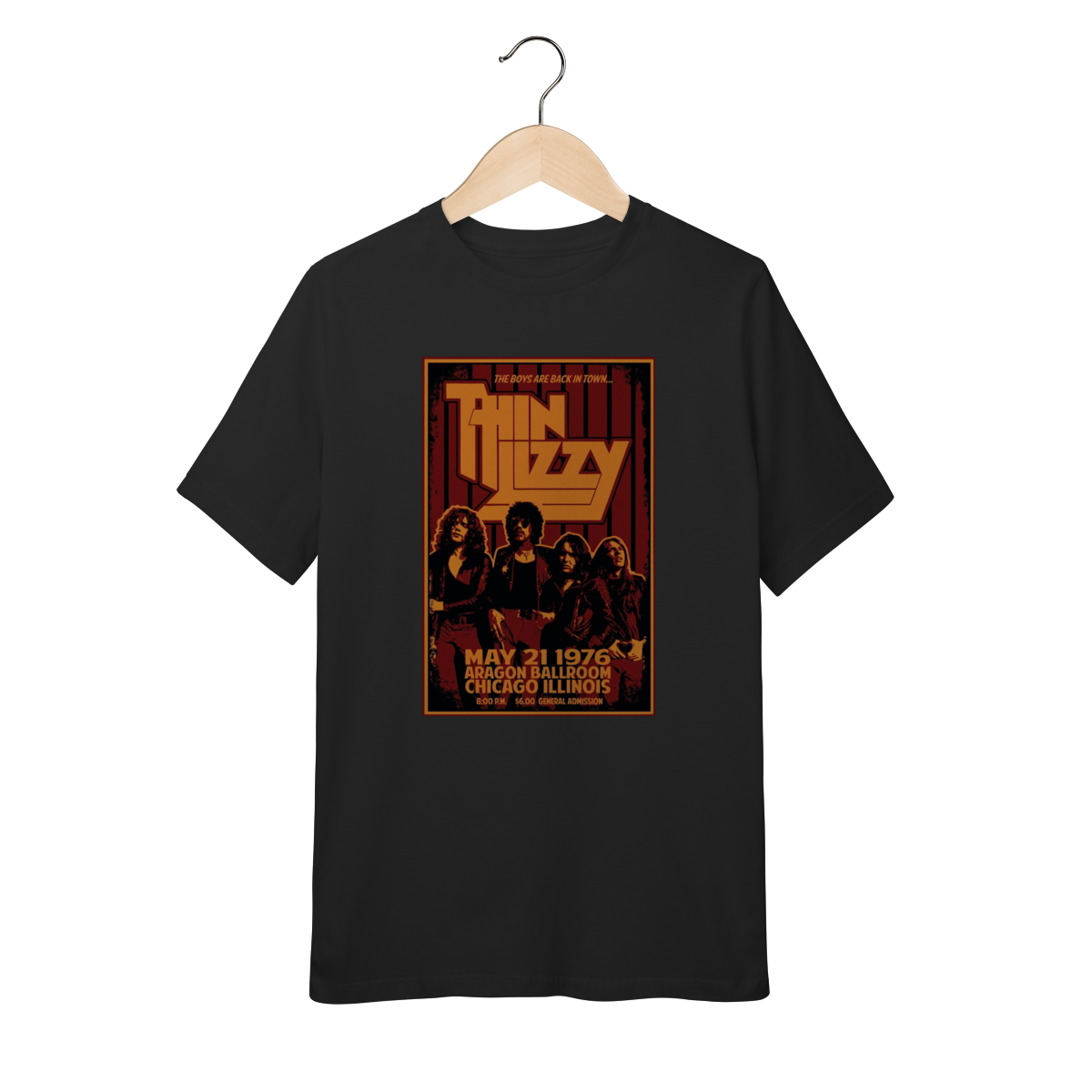 Nome do produto Camiseta Thin Lizzy Infantil - 10 a 14