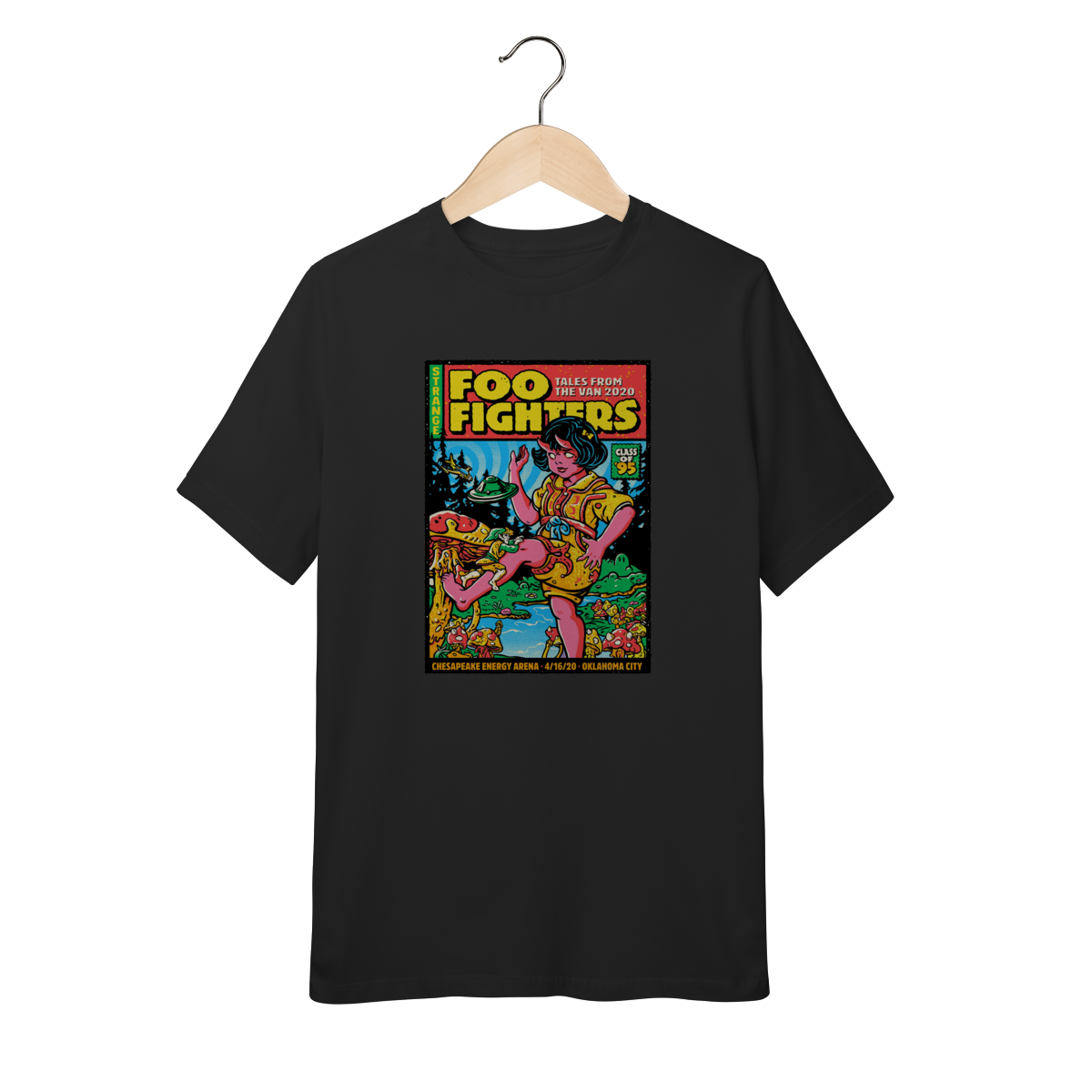 Camiseta Foo Fighters Infantil - 10 a 14