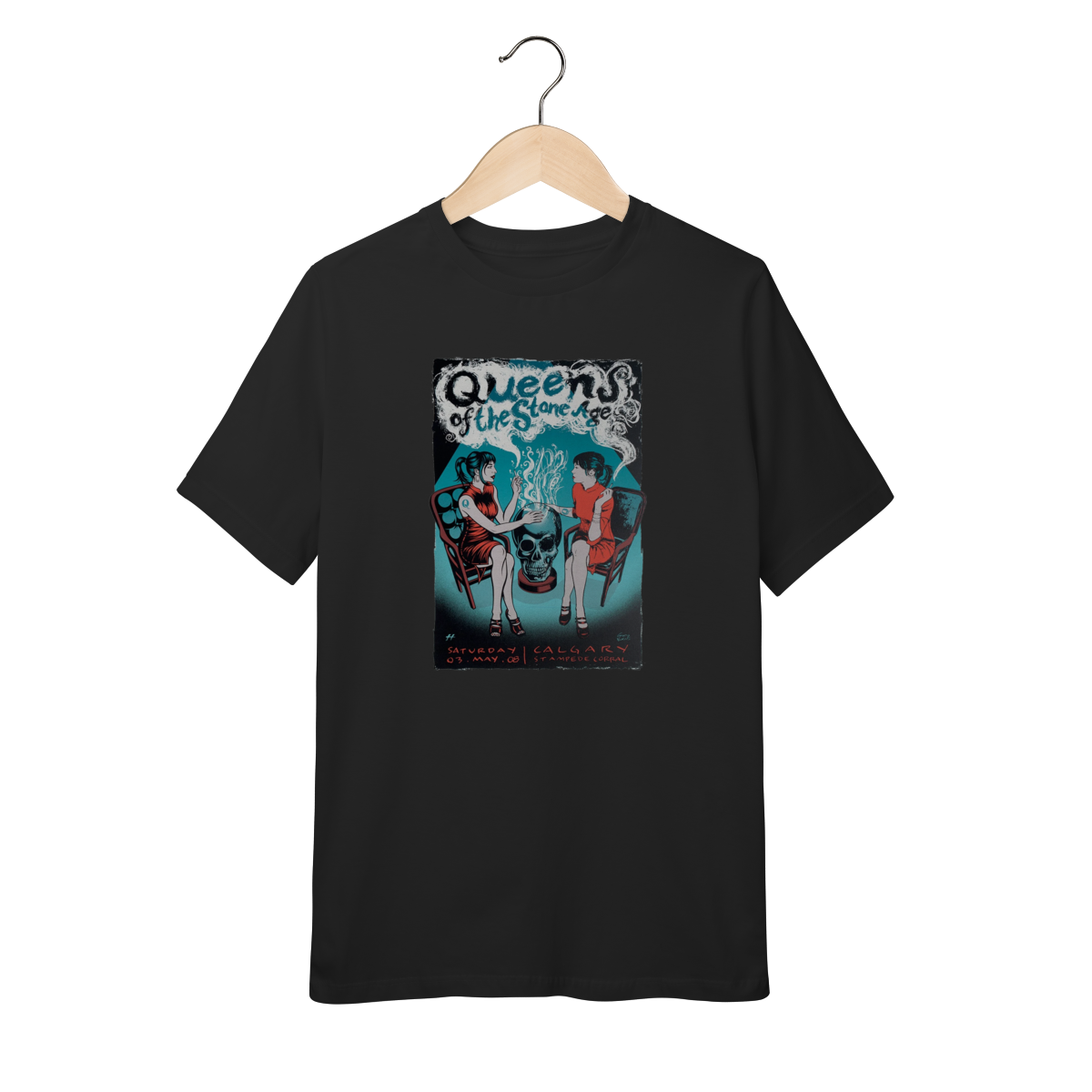 Nome do produto: Camiseta Queens of the Stone Age Infantil - 10 a 14