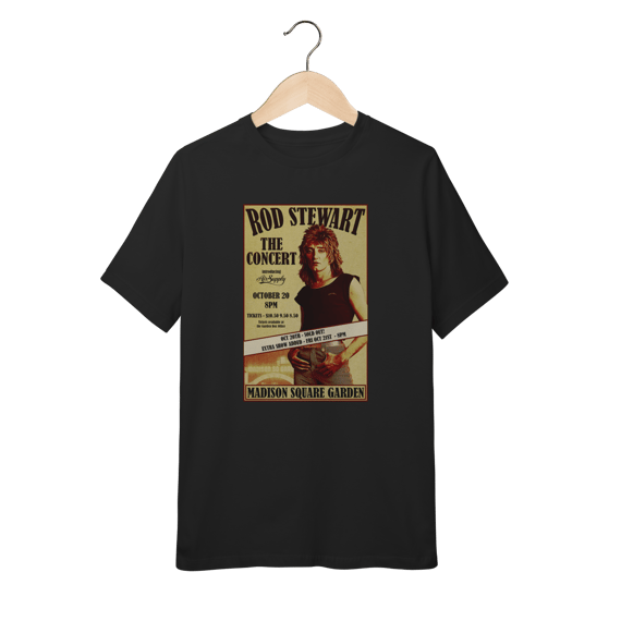 Camiseta Rod Stewart Infantil - 10 a 14
