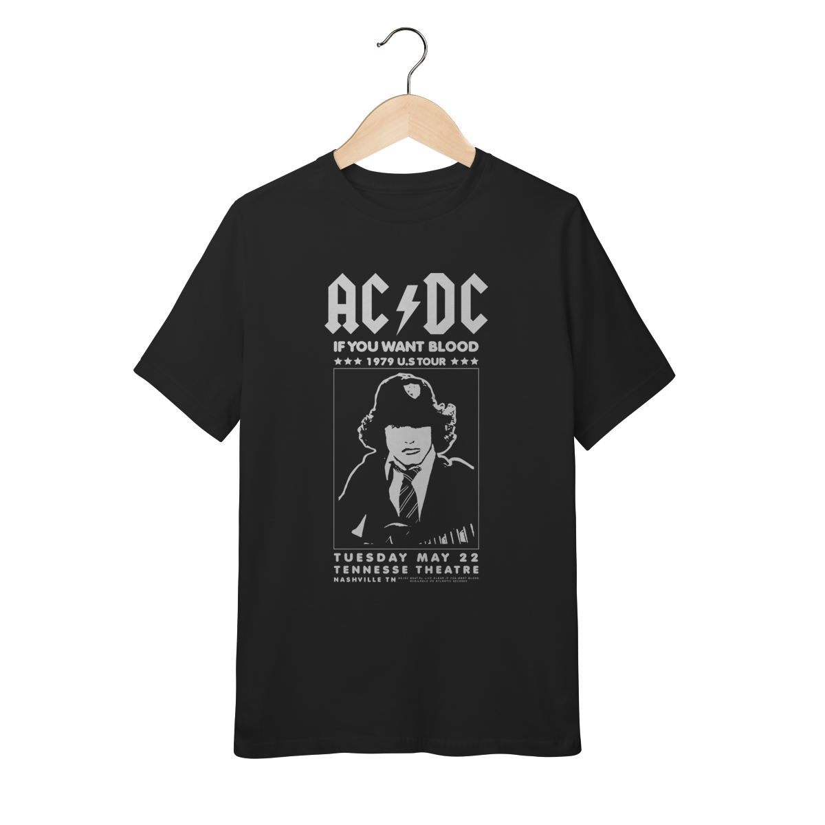Camiseta AC/DC Infantil - 10 a 14