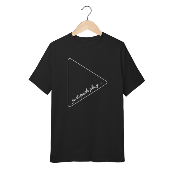 Camiseta Just Push Play ... Infantil - 10 a 14