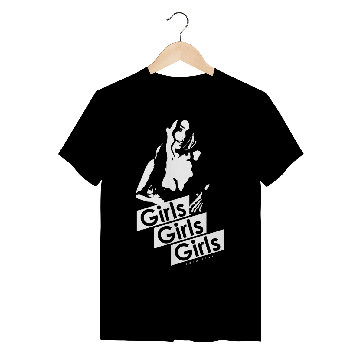 Nome do produto: Camiseta Girls Girls Girls
