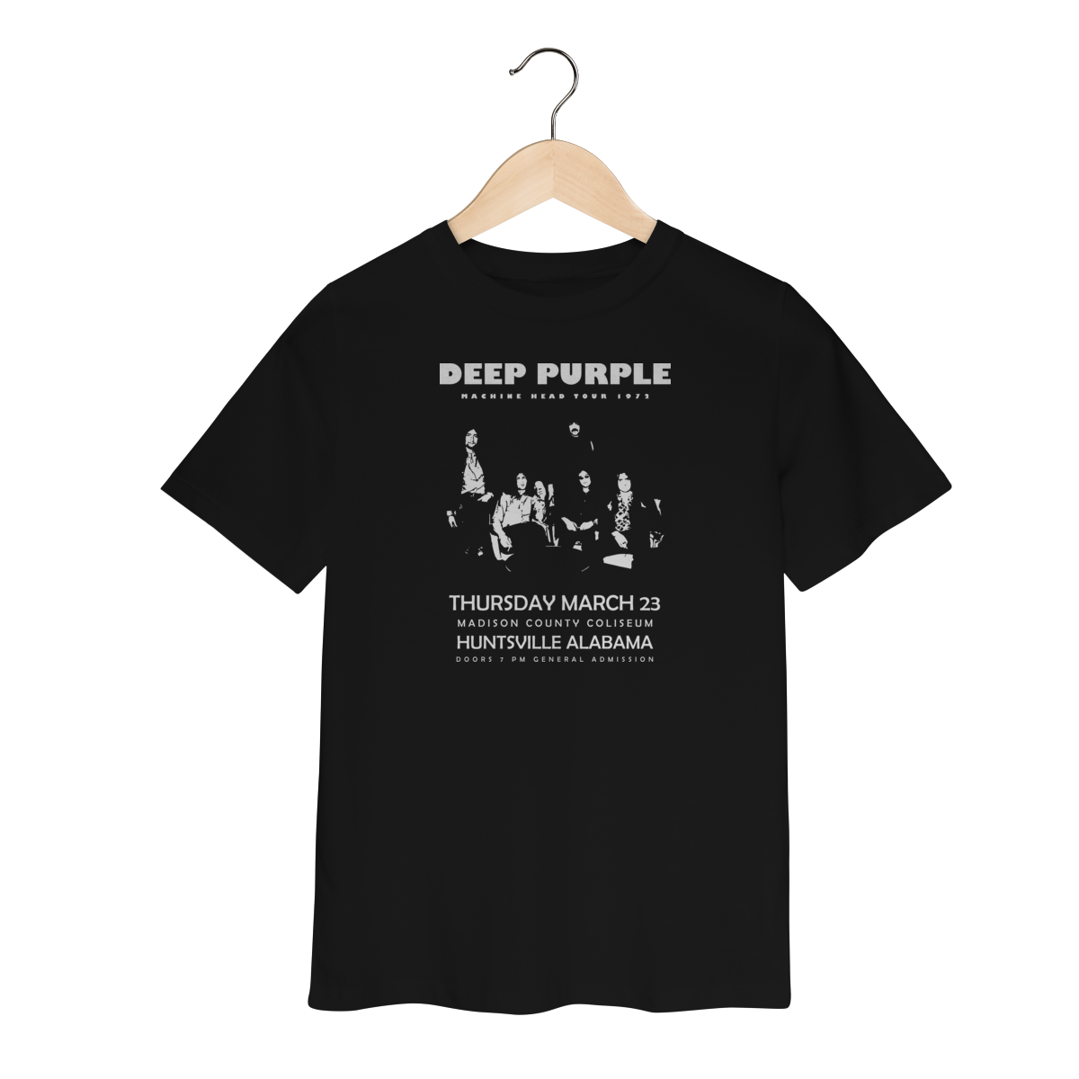 Nome do produto: Camiseta Deep Purple Infantil - 2 a 8