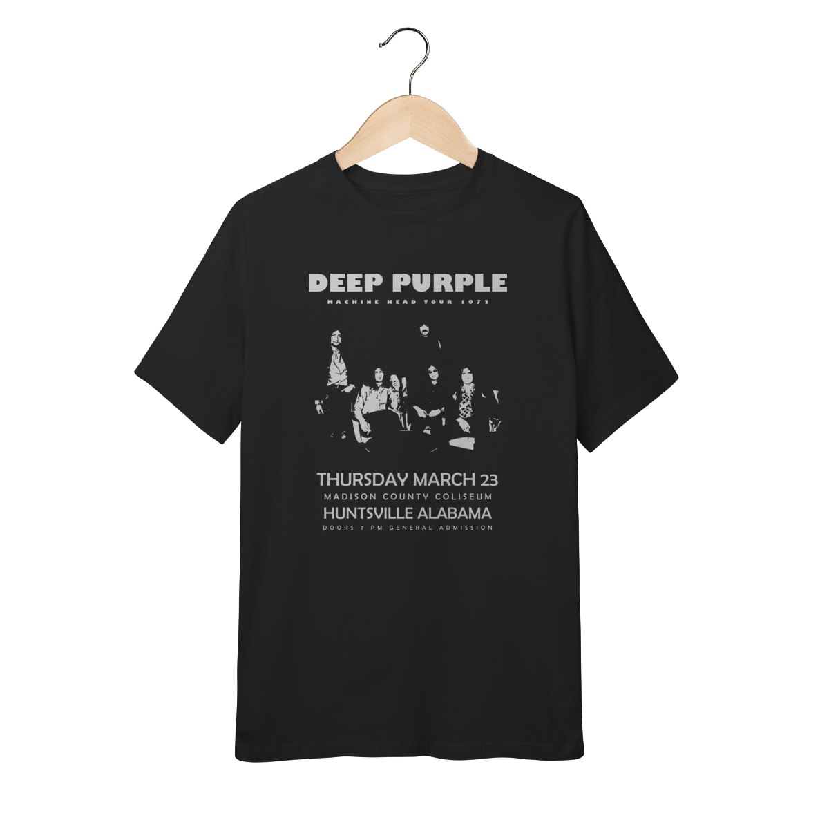 Nome do produto: Camiseta Deep Purple Infantil - 10 a 14