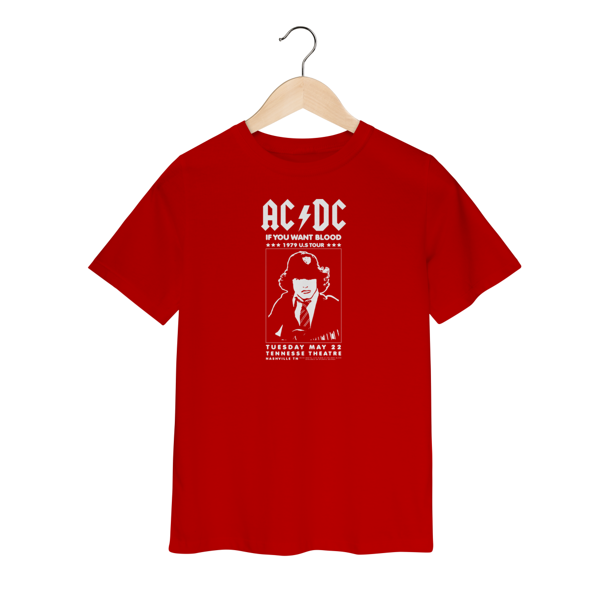 Nome do produto Camiseta AC/DC Infantil - 2 a 8