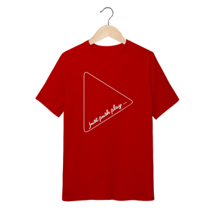 Nome do produto Camiseta Just Push Play ... Infantil - 10 a 14