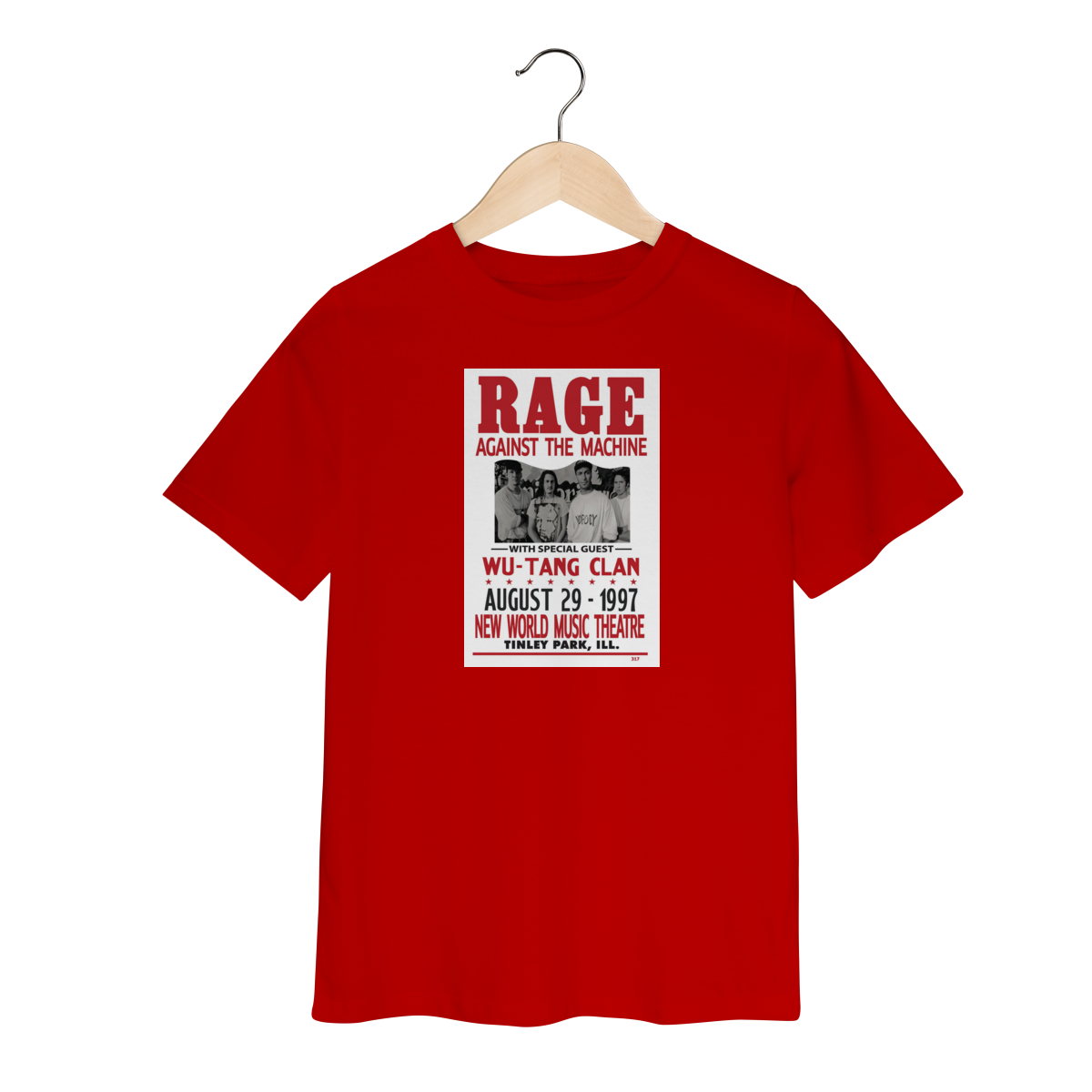 Nome do produto Camiseta Rage Against the Machine Infantil - 2 a 8