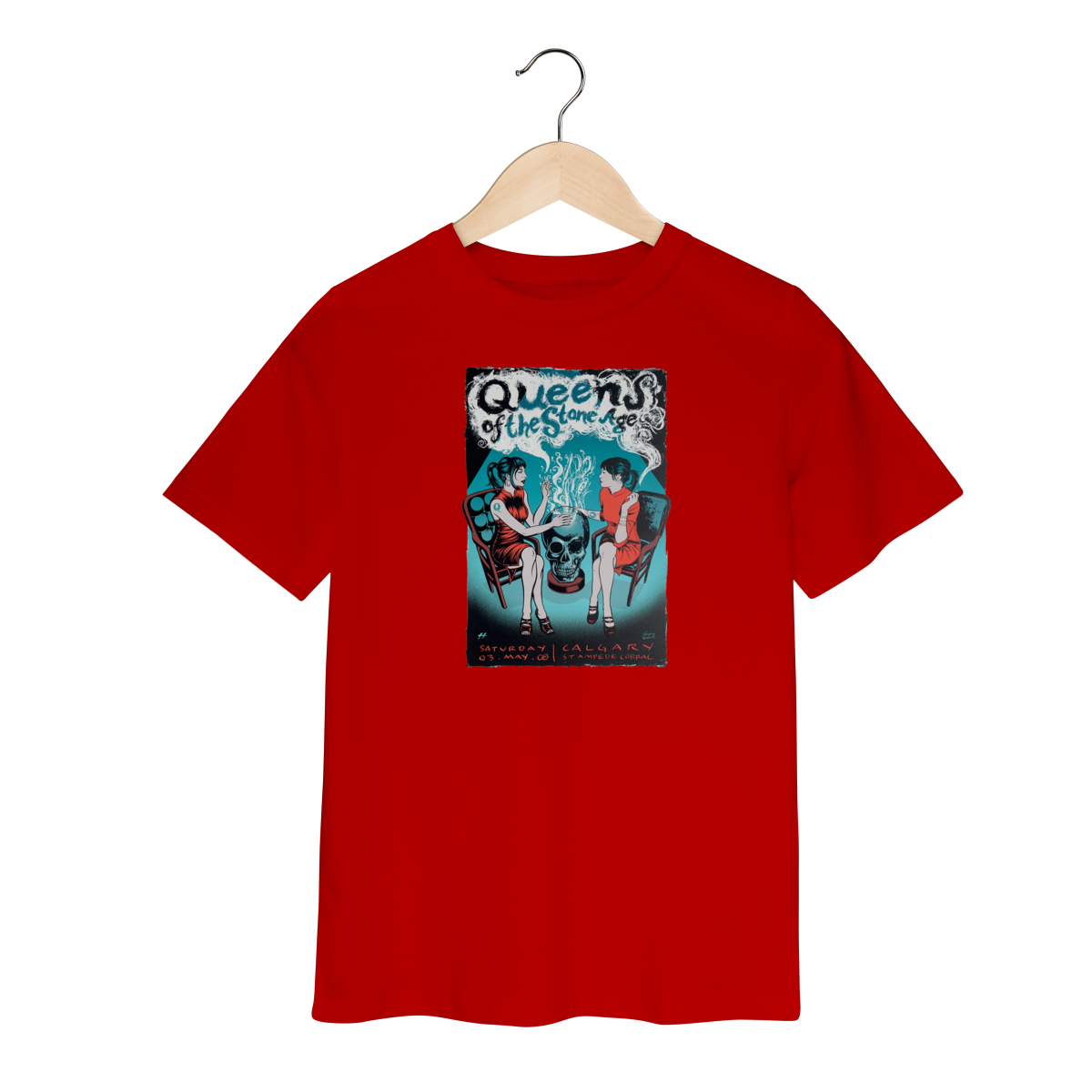 Nome do produto Camiseta Queens of the Stone Age Infantil - 2 a 8
