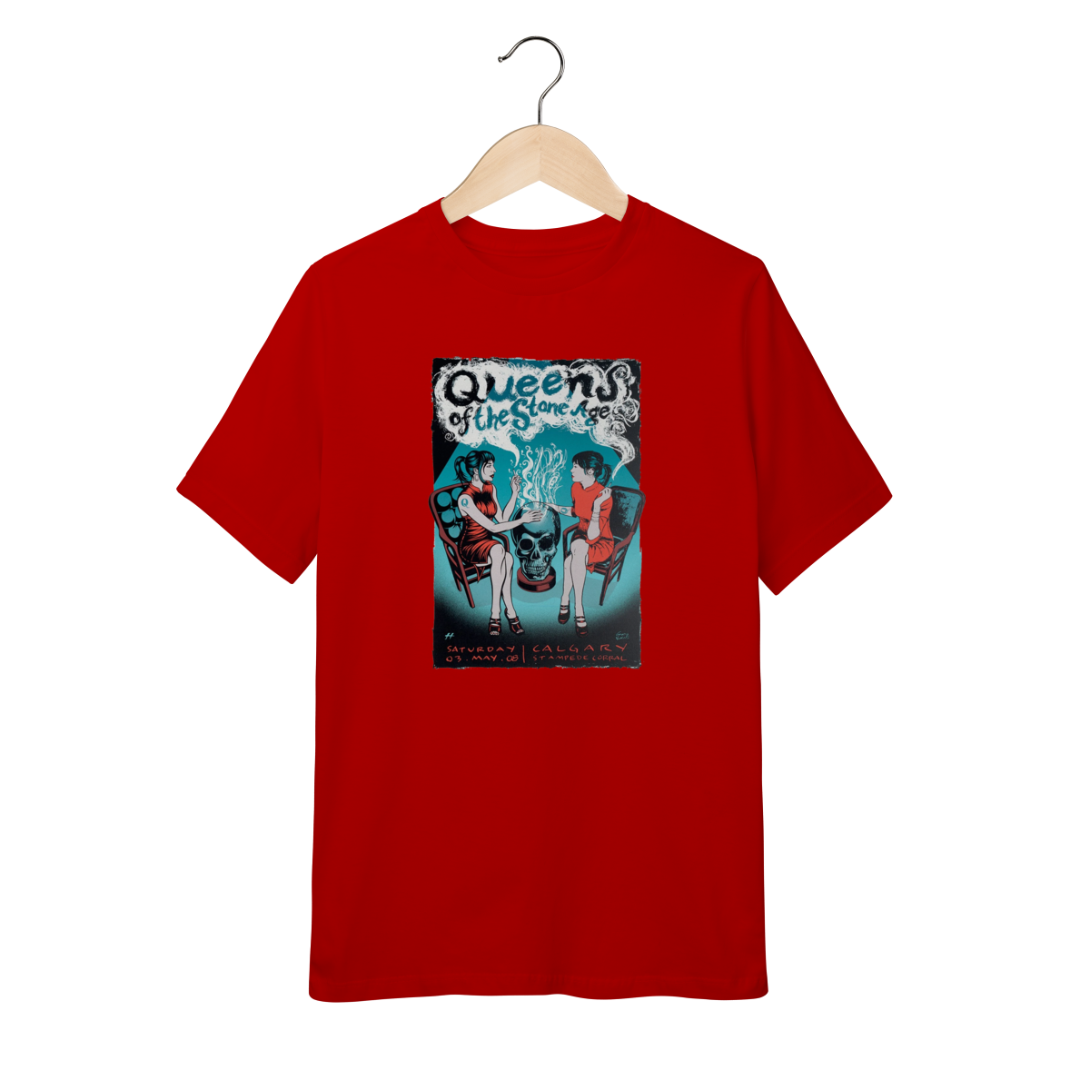 Nome do produto Camiseta Queens of the Stone Age Infantil - 10 a 14