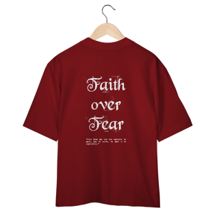 Nome do produto Faith over Fear Oversized