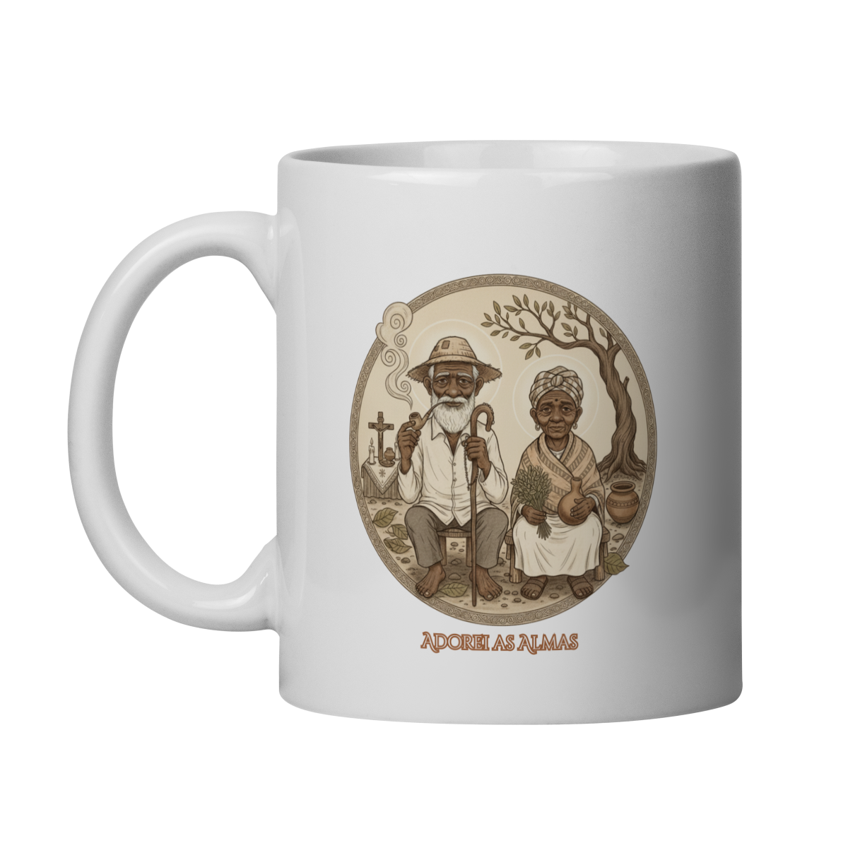 Nome do produto: Caneca Pretos Velhos