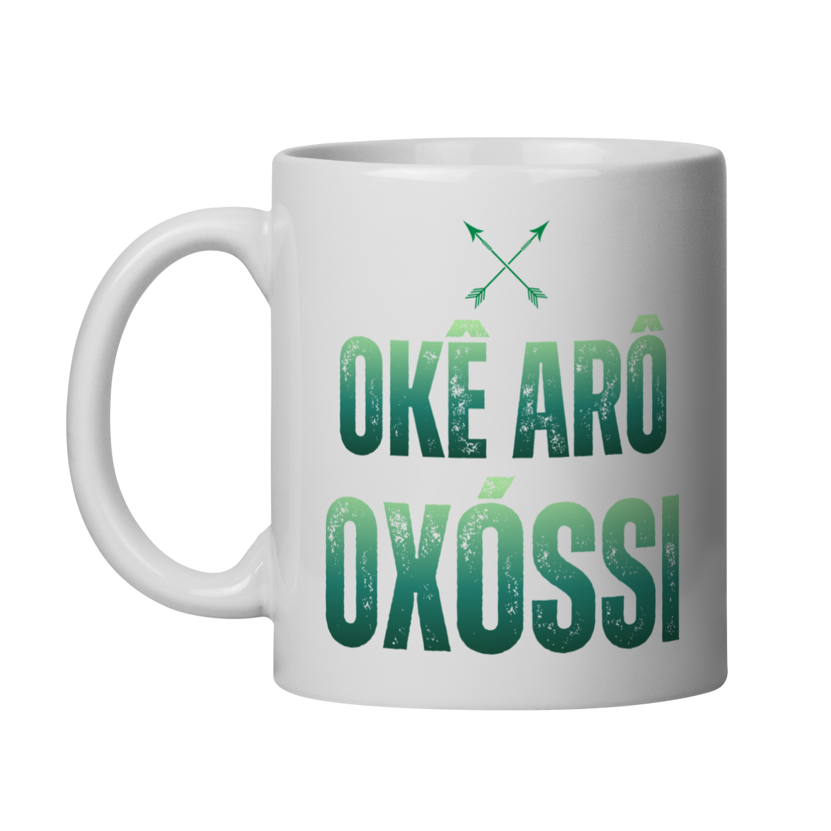 Nome do produto: Caneca Oxóssi Bicolor