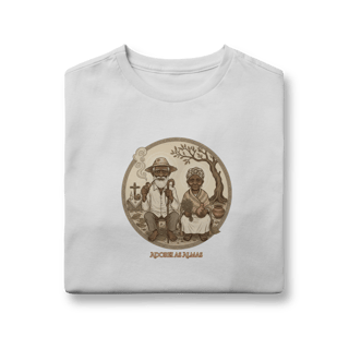 Nome do produto Camiseta Infantil Pretos Velhos Quality (10 a 14)