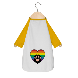 Nome do produto Camisa Pet Dog Patinha urso com amor
