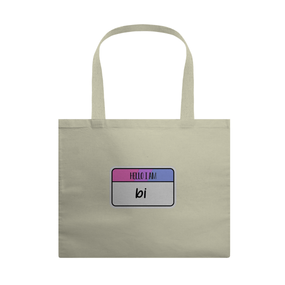 Ecobag hello i am bi