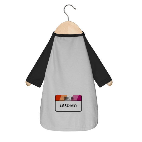 Camisa Pet Dog hello i am Lesbian