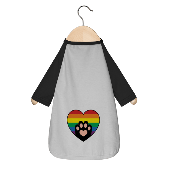 Camisa Pet Dog Patinha urso com amor
