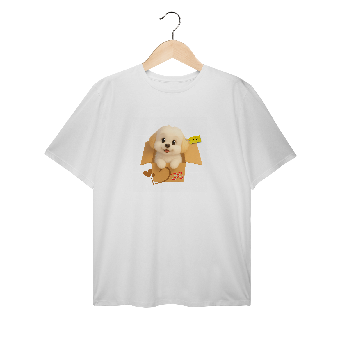 Nome do produto: T-Shirt Plus Size Meu Pet e Eu
