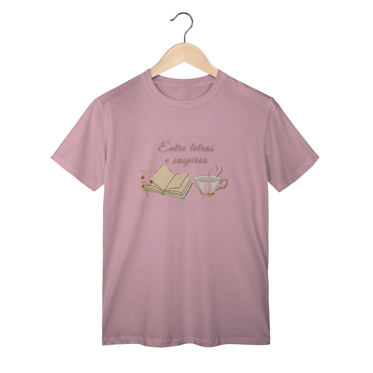 Nome do produto: T-Shirt Classic Entre letras e Suspiros