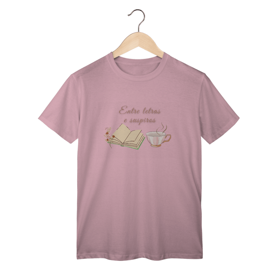 T-Shirt Classic Entre letras e Suspiros