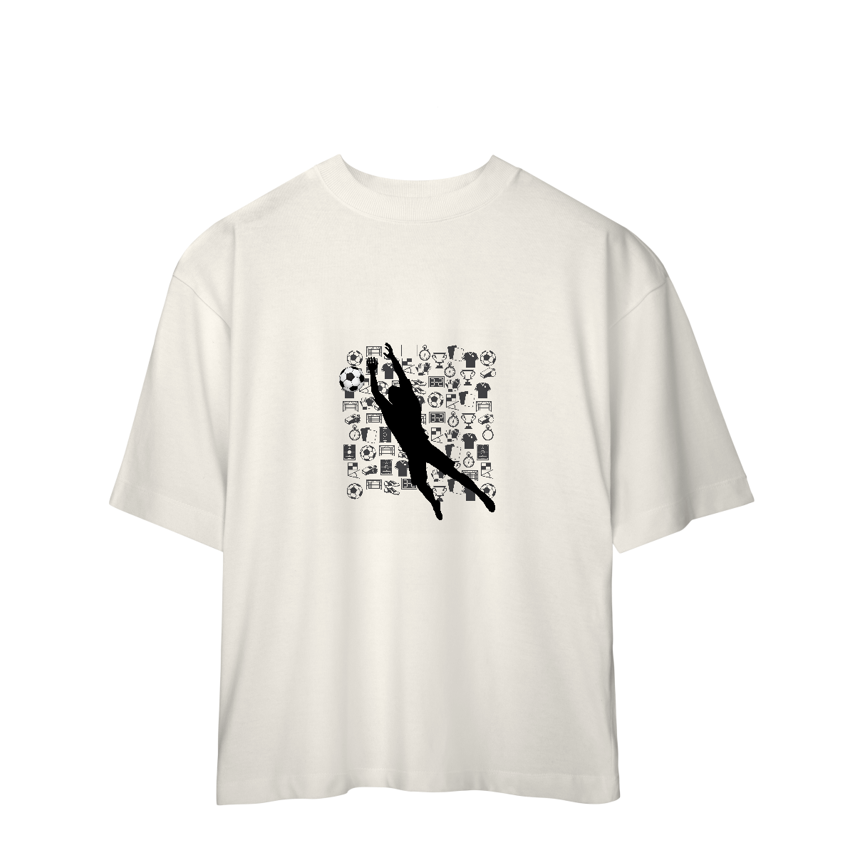 Nome do produto: Camiseta Oversized - Futebol