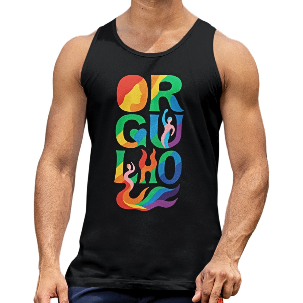 Nome do produto: Regata Orgulho LBTQIAPN+ Diversidade Algodão