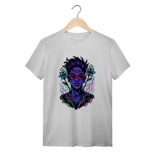 Nome do produto Camiseta Terceiro Olho Psicodélica Estilosa Urbana Algodão