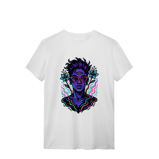 Nome do produto Camiseta Terceiro Olho Psicodélica Estilosa Urbana Algodão