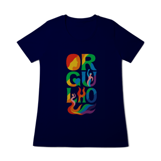 Nome do produto Camiseta Baby Look Orgulho LBTQIAPN+ Diversidade Algodão