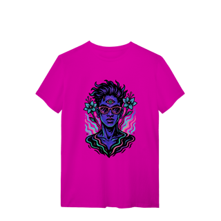 Nome do produto Camiseta Terceiro Olho Psicodélica Estilosa Urbana Algodão