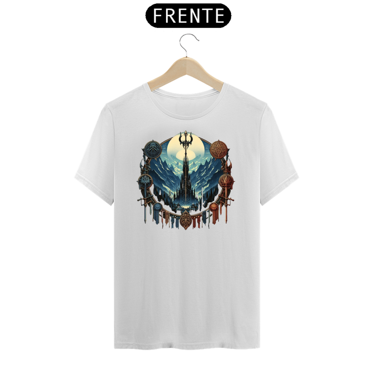 Nome do produto: Camiseta Torre dos Reinos 