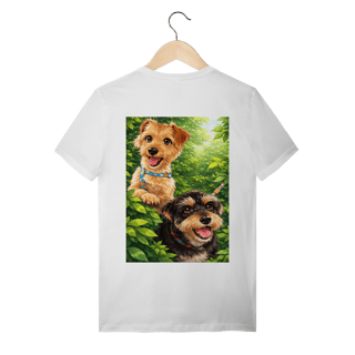Nome do produto Camiseta Amor de Quatro Patas - Amamos a vovó