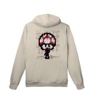 Moletom Premium Canguru Super Mario Grafiteiro