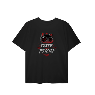 [Plus Size] Camiseta Cute But Psycho