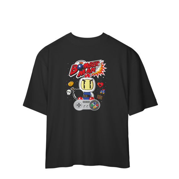 [Oversized] Camiseta Bomber Man Retrô - Snes