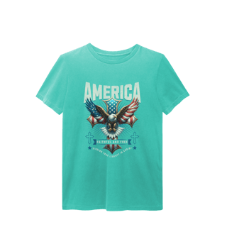 Nome do produto[Estonada] Camiseta América – Faithful and Free