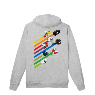 Nome do produto Moletom Premium Canguru Corrida dos Vilões – Super Mario