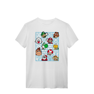 Nome do produto[Quality] Camiseta Super Mário Nostalgia