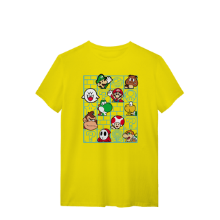 Nome do produto[Quality] Camiseta Super Mário Nostalgia
