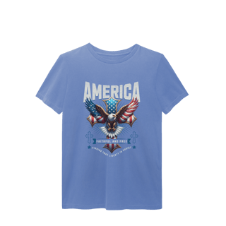Nome do produto[Estonada] Camiseta América – Faithful and Free