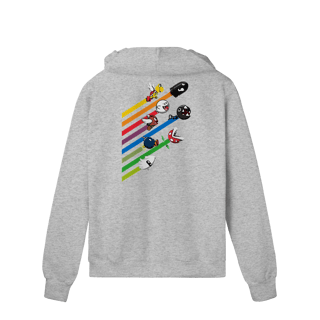 Nome do produto Moletom Premium Com Zíper Corrida dos Vilões – Super Mario