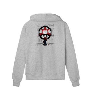 Nome do produto Moletom Premium Com Zíper Super Mario Grafiteiro