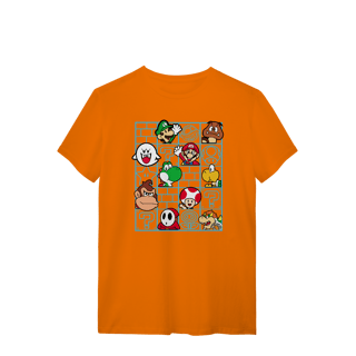 Nome do produto[Quality] Camiseta Super Mário Nostalgia