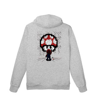 Nome do produto Moletom Premium Canguru Super Mario Grafiteiro