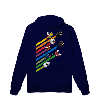 Nome do produto Moletom Premium Canguru Corrida dos Vilões – Super Mario